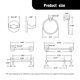 thumbnail image 2 of Agkxhdec Juego De Accesorios De Baño Negro Mate Barra De Toalla Ajustable Anillo De Toalla Soporte De Papel Higiénico Gancho Para Bata Juego De Accesorios De Baño De 4 Piezas Montado En La Pared (Negr, 2 of 5