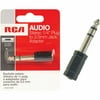 RCA 1-4 In. Plug to 3.5mm Jack Adapter Audio Adapter AH216R Pack of 6 AH216R 516739