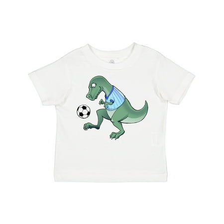 

Inktastic Soccer Dinosaur Gift Toddler Boy or Toddler Girl T-Shirt