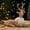 E, variant on HongHeng 1Pc Glitter Christmas Reindeer - Xmas Holiday Party Deer Figurine Statues Dinner Tabletop Decorations Centerpiece Mantle
