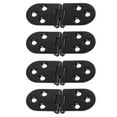 thumbnail image 3 of Bisagra abatible, 4 piezas de aleación de zinc, bisagra de puerta negra, bisagra de mesa, bisagra abatible para accesorios de hardware de gabinete, 3 of 8