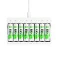 thumbnail image 1 of EBL Pilas recargables AA Ni-MH de 2800 mAh, paquete de 8, 1 of 9