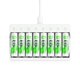 thumbnail image 1 of EBL Pilas recargables AA Ni-MH de 2800 mAh, paquete de 8, 1 of 9