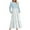Light Blue, variant on Wancir Women's Casual Long Sleeve Round Neck Hem T-Shirt Loose Dress with Pockets