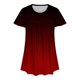 thumbnail image 5 of Blusas de Algodón para las Mujeres Impresas 3/4 Mangas Cuello Redondo Casual, Camisetas Casuales de Mujer para el Hogar Y Diario, 5 of 5
