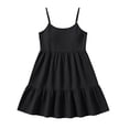 thumbnail image 7 of Tqcoqu Women's Adjustable Spaghetti Strap Backless Dresses,Tiered Ruffle Mini Dress with Pockets,Black Women's S-XXL, 7 of 7