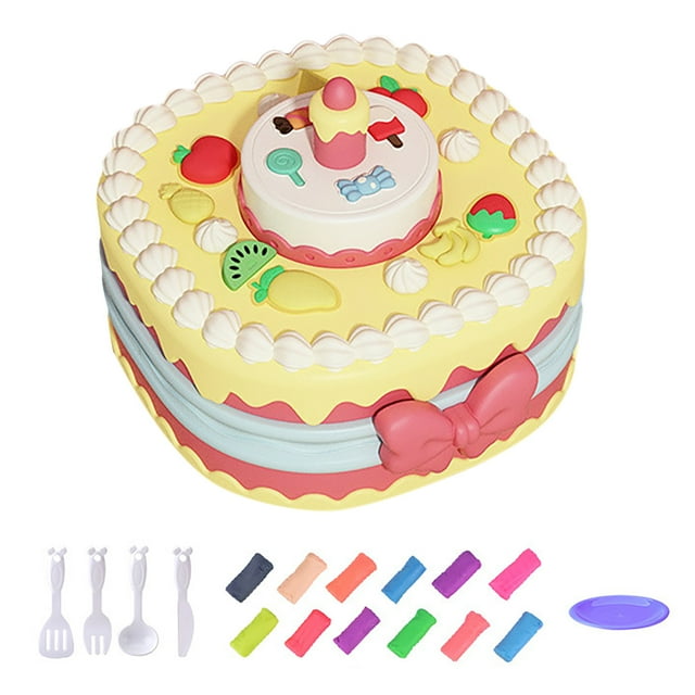 Color Dough Kitchen Creations Tools Kit, Color Dough Toys Stimulating Creativity Easy Operation Improve Hands On Ability For Kids
