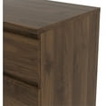 thumbnail image 4 of Pemberly Row Engineered Wood 6 Drawer Double Dresser in Walnut, 4 of 12