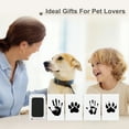 thumbnail image 6 of Unique Bargains Paw Print Kit for Dogs 4 Pcs Ink Pad & 2 Wooden Frames Dog Paw Print Memorial Kit for Pet Lovers Gift White, 6 of 6