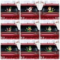 thumbnail image 2 of Rear Wiper Decal Christmas Snowman Waving Wiper Sign Funny Christmas Animated 3d Sticker (Red Hat and Black Stripe Snowman), 2 of 4