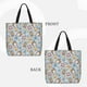 thumbnail image 2 of Fotbe Summer Time With Gnome Bolsa Tote con Estampado para Mujer, Bolsos con Cremallera, Bolsa de Hombro Casual de Gran Capacidad con Bolsillos Internos, 2 of 7
