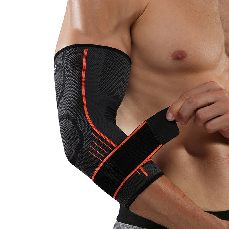 1pcs   Compression Sleeve Elbow Brace Gym Elastic Golfer's Elbow Straps for Supportive Pain Relief And Stability