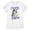 White / Portrait, variant on Women's Emily in Paris Sketch Collage  Graphic Tee Black / Cursive X Large