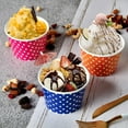 thumbnail image 3 of 150 Pack 8 oz Ice Cream Cups, Disposable Dessert Cups for Cold or Hot Food, Coloured Paper Dessert Bowls for Soups, Sundaes, and Ice Cream, 3 of 4