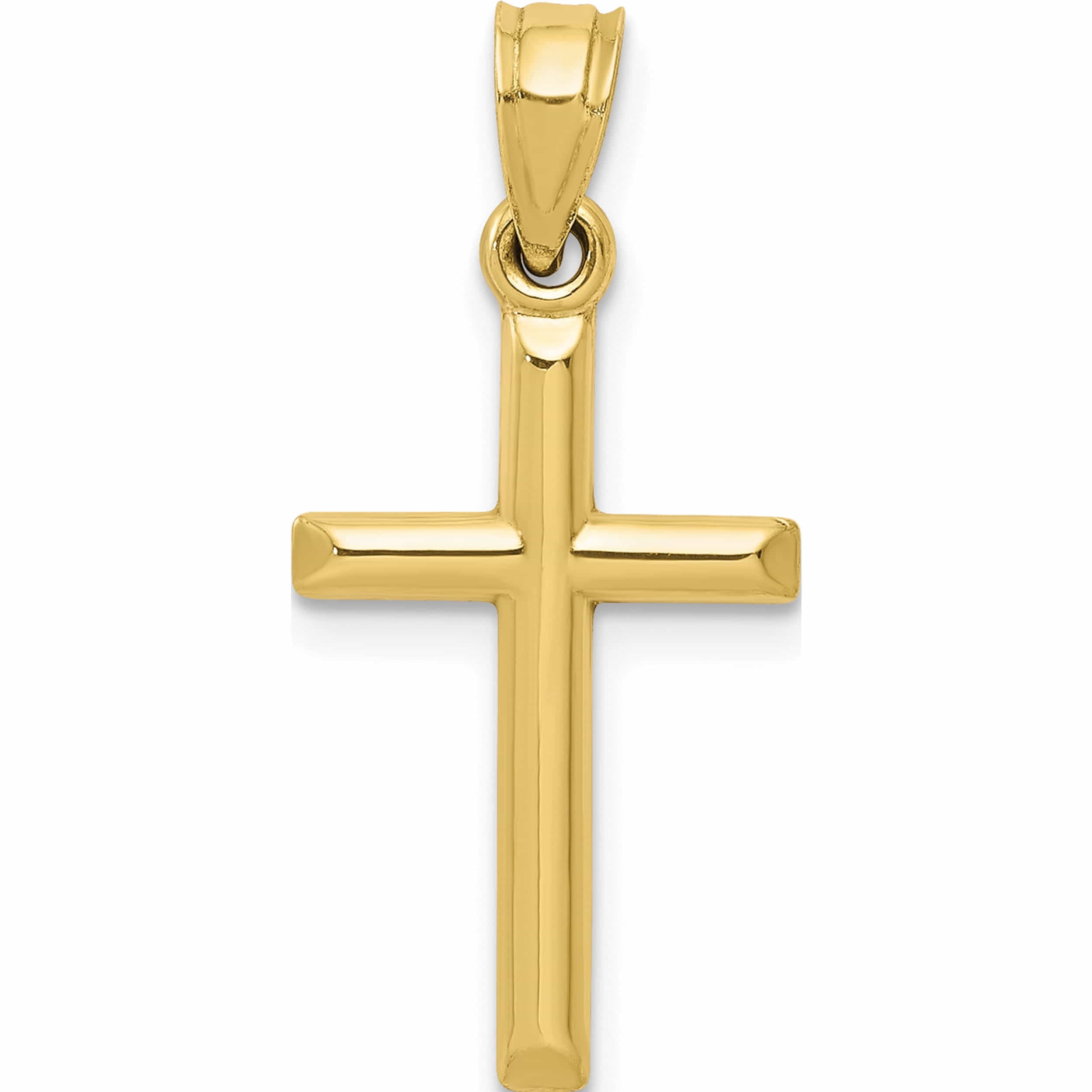 10k Yellow Gold Cross Pendant - Walmart.com