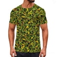 thumbnail image 3 of Bnwani Mens Shirts Crew Neck Breathable Shirts Lightweight Tee Camouflage L, 3 of 9