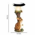 thumbnail image 2 of Estatua de jardín de pájaros y gatos con luz solar, escultura de jardín interesante y estatua para patio, césped Zhivalor OTTO-CPB-US-DYP229-3, 2 of 5