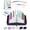 Blue, variant on Travel Pill Organizer 14 Pouch Medicine Binder Color Coded Zipper Bags | Compact Portable Medication Storage Seven Shades Two Reusable Clear Zip Packets Each Writable Daily Sections for Trips Home