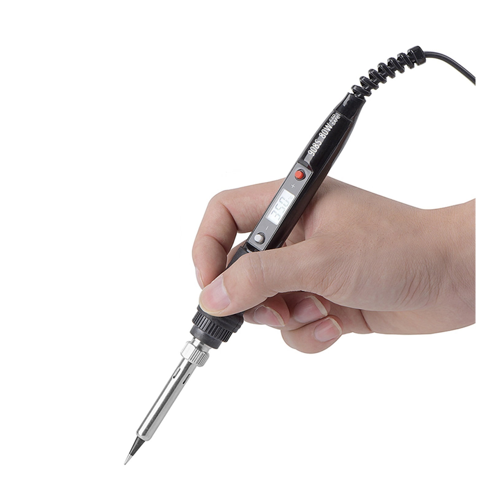 Electric Soldering Iron Kit,LCD Digital Welding Pen BGA Soldering Iron,Solder Welder Tip Tin Pencil For Home DIY 80W ,Portable