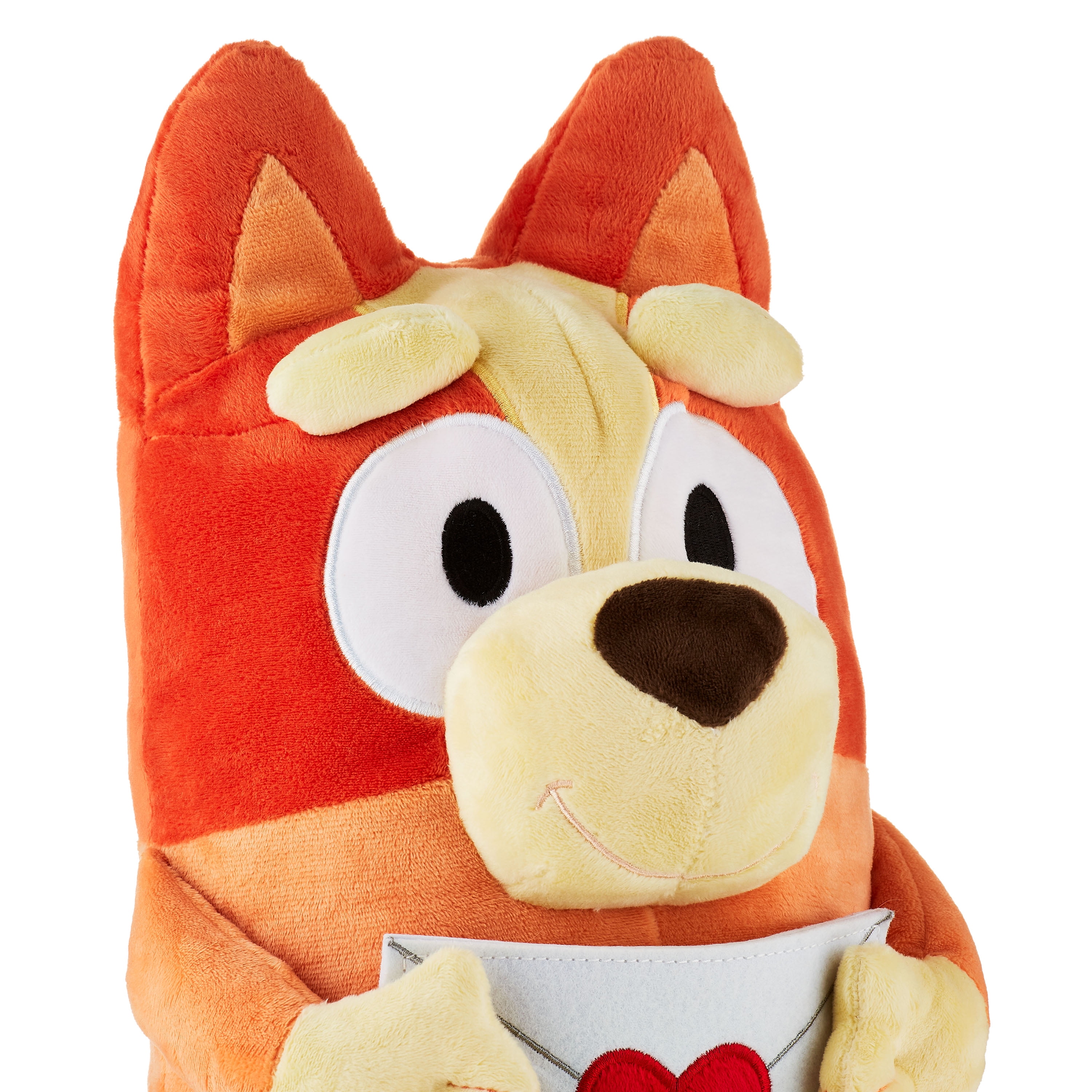 Bluey, Bingo 17 inch Valentine's Plush, Orange, All Ages