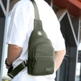 thumbnail image 4 of karymi Chest Bag Men's Trendy Sports Slant Backpack Cloth Casual Luminous Chest Bag Shoulder Crossbody Bag Weekly flyer, 4 of 9