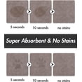 thumbnail image 2 of Pet Feeding Mat-Absorbent Quick Dry Dog Mat for Food and Water Bowl-No Stains Easy Clean Dog Water Dispenser Mat-Dog Accessories-Cat Dog Feeding&Watering Supplies-Dog Water Bowl Mat for Messy Drinkers, 2 of 6