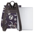 thumbnail image 3 of Goofa The Nightmare Before Christmas Pattern Leather Backpack Purse for Women Fashion Multipurpose Design Handbag Ladies Shoulder Bags Travel Backpack, 3 of 4