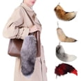 thumbnail image 2 of Visland Faux Fox Tail Keychain Pendant Handcrafted Faux Fur Tail Cosplay Renaissance Furry Tail Handbag Accessory, 2 of 7