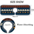 thumbnail image 2 of GZHJMY 2PCS Faucet Absorbent Mat, Geometric Ethnic Motives Ornament Washable Sink Splash Guard Drip Catcher, Kitchen Bath Countertop Microfiber Sink Drying Mats for Kitchen, 2 of 7