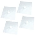 thumbnail image 1 of RUNROTOO Lot de 4 Doublures de Four Argent Résistantes Réutilisables en Résine PTFE 10.6x10.6 Po, 1 of 4