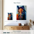 thumbnail image 3 of Elephant Stock One Of The Boys Wall Art - Vertical Canvas Wall Art - Living Room Wall Decor - Animal Canvas - Blue And Orange Decor By Marion Rose - 8" x 12", 3 of 4