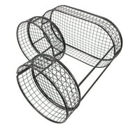 Hemoton Wired Fruit Basket Food Storage Container Snack Basket End Table Fruit Basket 3-Tier Fruit Basket Iron Art Fruit Basket for Dining Table