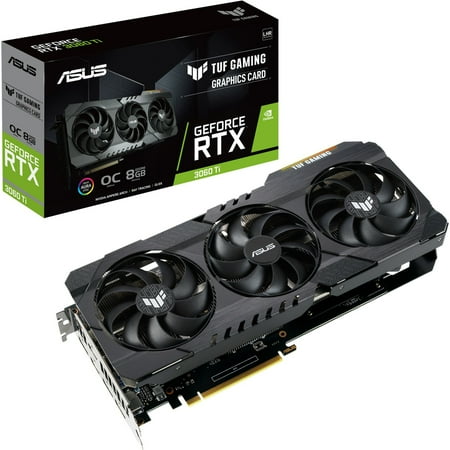 ASUS - NVIDIA GeForce RTX 3060 Ti V2 TUF 8GB GDDR6 PCI Express 4.0 Graphics Card