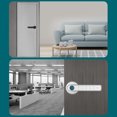 thumbnail image 3 of Cerradura de puerta compatible con Bluetooth Cerradura inteligente de carga USB con 2 llaves para apartamento Hugtrwg  Para estrenar, 3 of 9