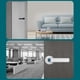 thumbnail image 4 of Cerradura de puerta compatible con Bluetooth Cerradura inteligente de carga USB con 2 llaves para apartamento Hugtrwg  Para estrenar, 4 of 9