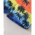 thumbnail image 7 of Kucnuzki 3T Toddler Boys Outfit Set 4T Child Boy Summer Clothes Sleeveless Letter Print Tank Top Coconut Trees Shorts Sets 2pcs Causal Clothing White, 7 of 7
