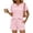 6# Pink, variant on 2 Piece Short Sets for Women Henley Summer 2026 Lounge Spring Beach Airport Travel Vacation Outfits Matching Sweatsuit Blue XL