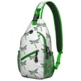 thumbnail image 1 of Nature Dragonfly Sling Backpack, Insect Lovers Print Crossbody Bag, Artistic Pattern Design for Travel and Daily Use, 1 of 3