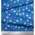 thumbnail image 3 of Soimoi Moss Georgette Fabric Ornament Home Decor Decor Fabric Printed Yard 42 Inch Wide, 3 of 3