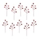 thumbnail image 1 of Corazones artificiales para San Valentín, ramas florales, púas florales artificiales 10 piezas, 1 of 9