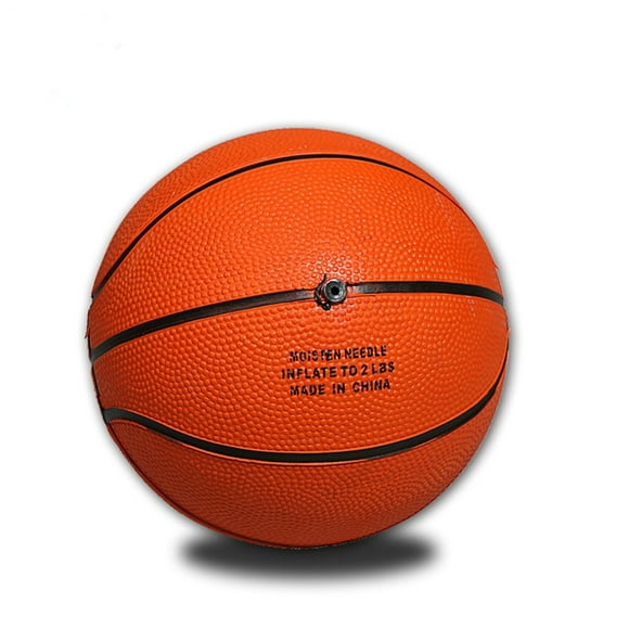 Mini Yellow Basketball Rubber Training Small Size for Indoor Mini Basketball Dot Softball