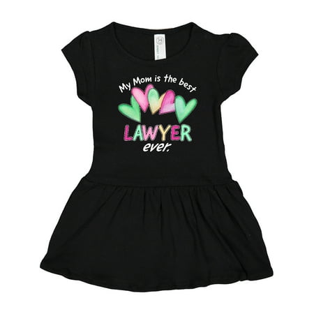 

Inktastic My Mom is the Best Lawyer Ever Girls Baby Dress