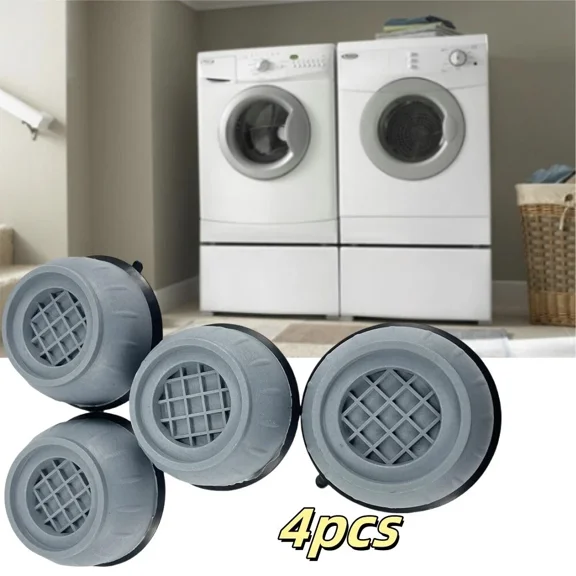 4Pcs Universal Washing Machine Foot Mat Shock Pad Refrigerator Floor Mat