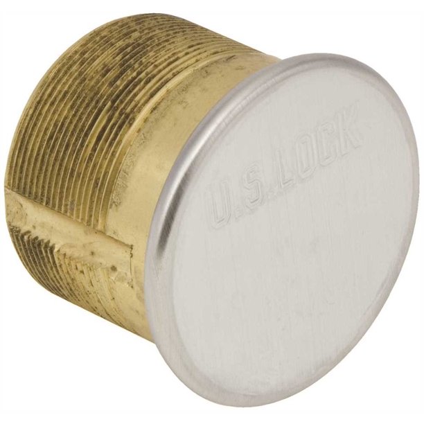 US Lock Dummy Cylinder 11/8" Solid Brass Chrome
