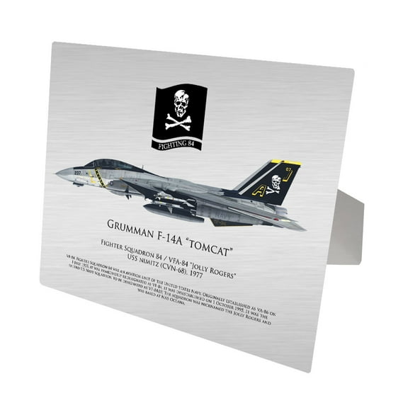 Jolly Rogers Fighting 84 Aluminum Print