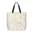 thumbnail image 1 of Fotbe Elegant Gold Leaf Pattern Bolsa Tote con Estampado para Mujer, Bolsos con Cremallera, Bolsa de Hombro Casual de Gran Capacidad con Bolsillos Internos, 1 of 7