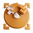 thumbnail image 1 of Tritina Corner and Edge Guards - 14ft (4.3m) [ 13ft Edge Cushion + 8 Corner Cushion ] Premium Childproofing Protector,Child Safety,Home Safety 1st Mamami, 1 of 9