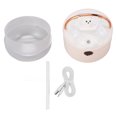 thumbnail image 2 of Mini Humidifier 600ml 40ml/H Dual Mode Bear On Swing Night Light USB Charge Desk Humidifier for Bedroom Office Car Pink, 2 of 5