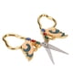 thumbnail image 5 of Tijeras Para Bordar, Pequeñas, Afiladas, Coloridas, De Titanio, Mariposa, Afiladas, Tijeras De Costura, Acero Inoxidable, Pequeñas Tijeras Artesanales Con Cubierta De PU Azul Para Bordado, Costura, Tr, 5 of 14