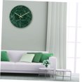 thumbnail image 4 of unbranded 1Ud De Pared Redondo De Acrílico Mármol Verde Oliva Con Movimiento Silencioso Para Y Oficina, 4 of 8